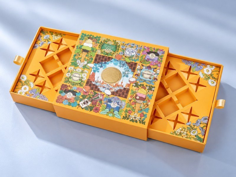 Multi drawer packaging for gift sets and collectibles