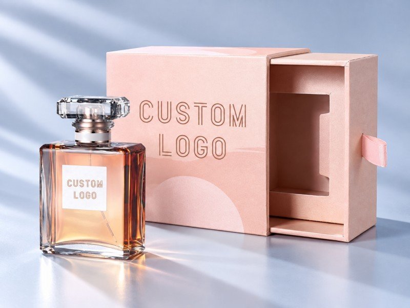 Luxury rigid drawer box for perfume and fragrance