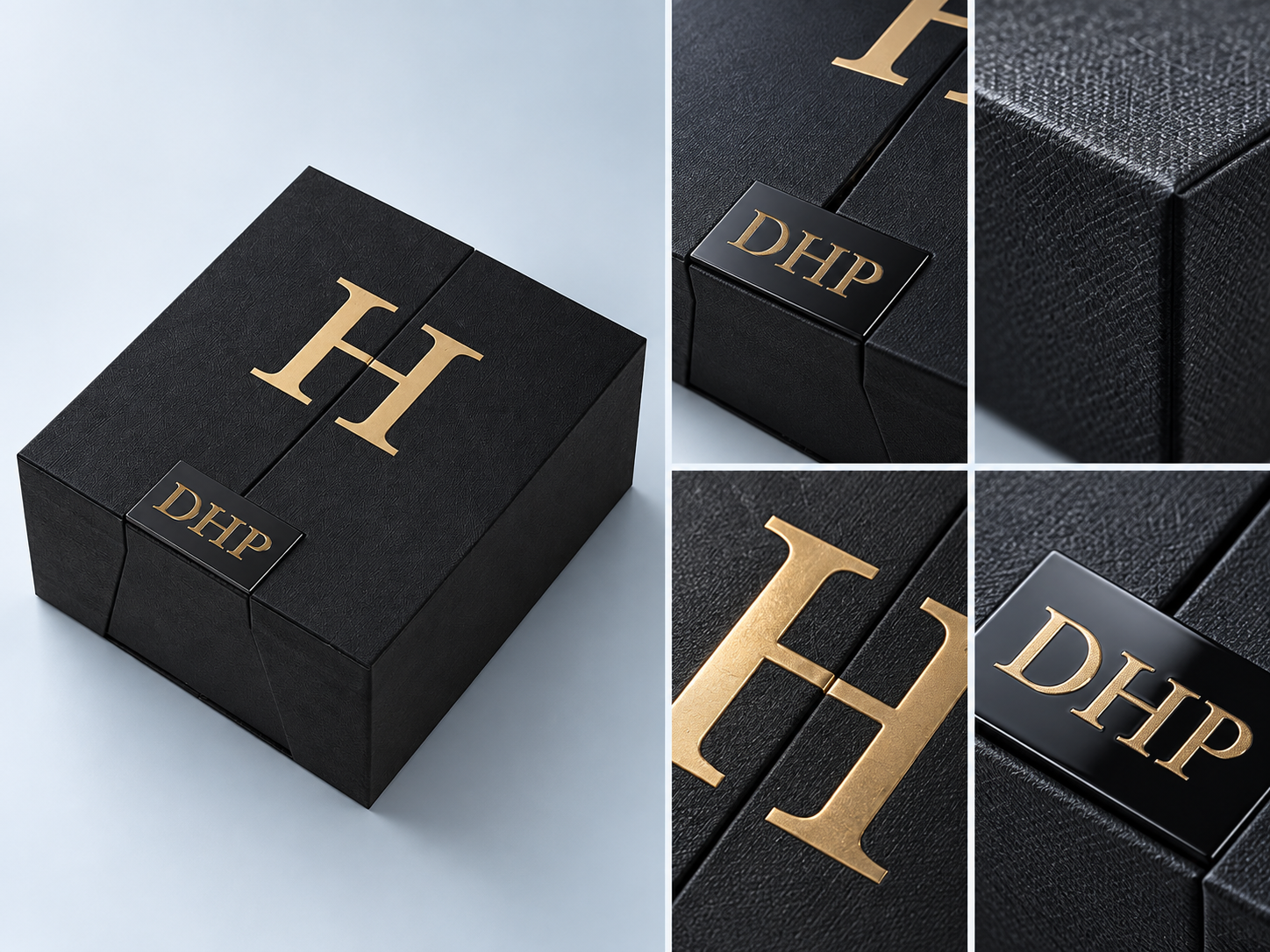 Premium paper printing foil embossing and finishing for magnetic closure boxes