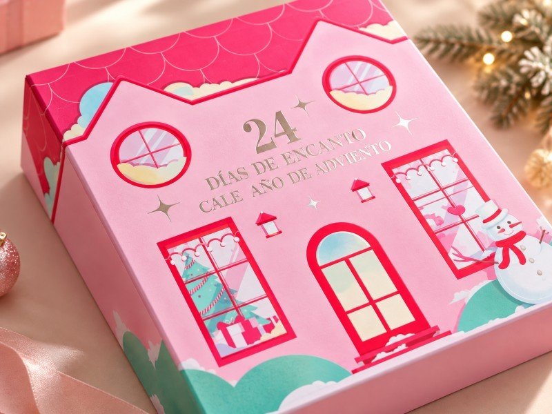 CMYK and Pantone printing for custom advent calendar packaging