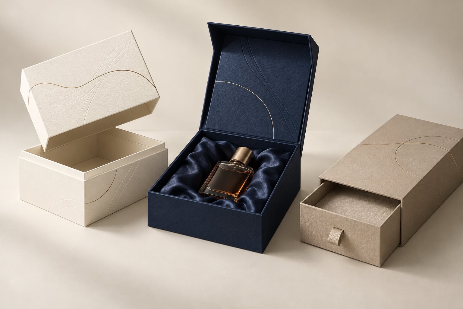 Packaging concept visualization: luxury hero